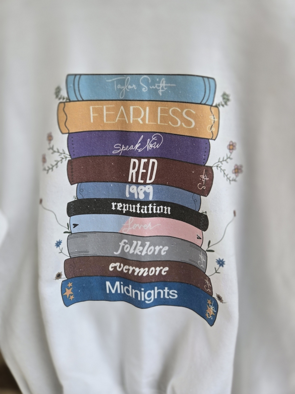 T.S. 'Eras' Book Stack Crewneck - Picture 2 of 7